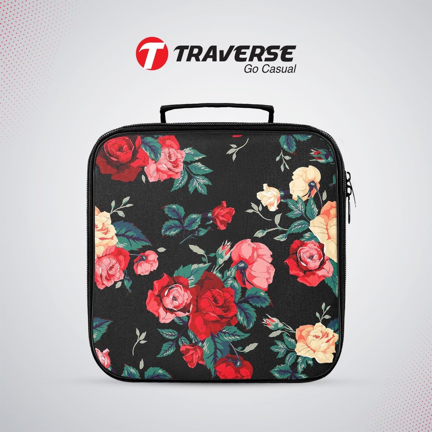 Floral Sandwich/Lunch box for kids (Digitally printed on Cloth) by Traverse
