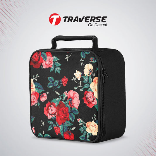 Floral Sandwich/Lunch box for kids (Digitally printed on Cloth) by Traverse