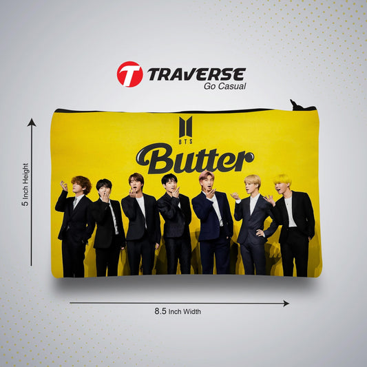 BTS Pencil Pouch (Digitally printed on Cloth)