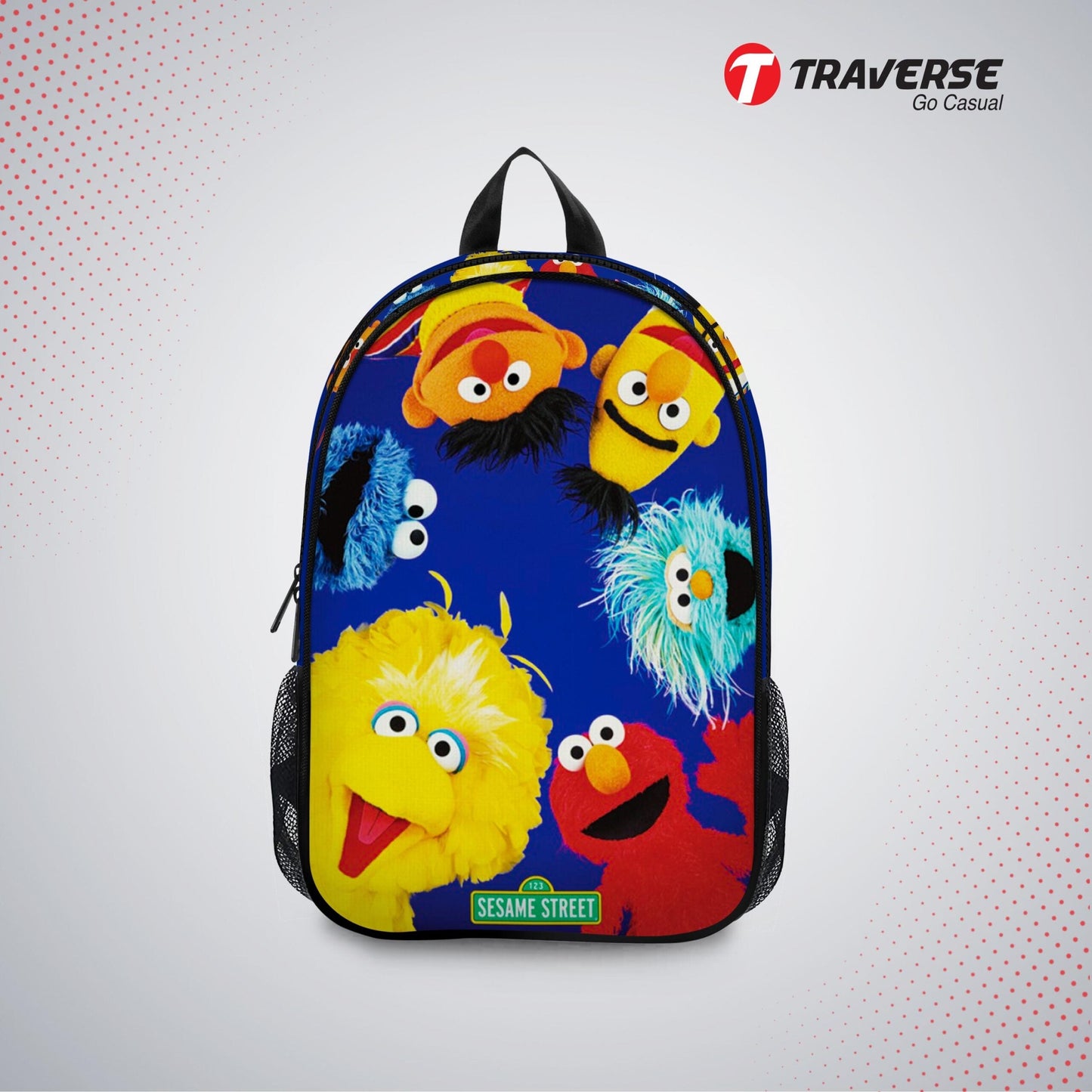 Kids Bag- Elmo , Backpack for Kindergarten (KG), Pre-school classes. Allover printed