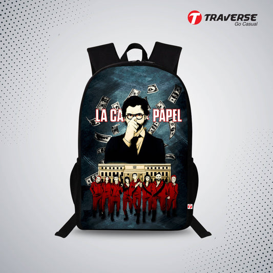 Money Heist School, College & Travelling Bag (Boys & girls)