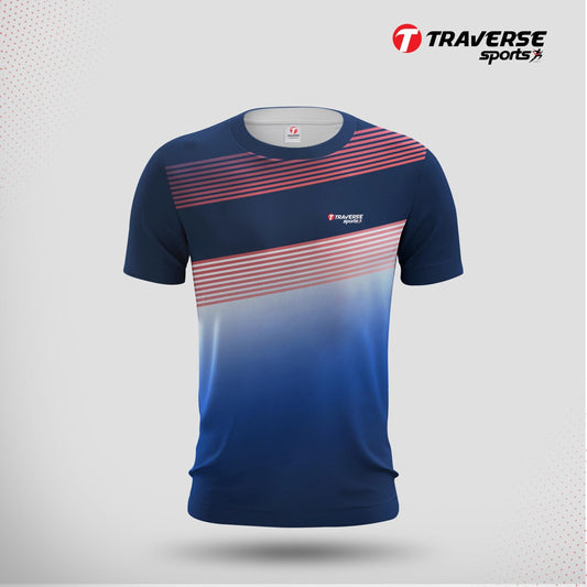 Traverse printed sports T-shirts for men