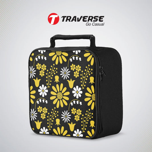 Floral Sandwich/Lunch box for kids (Digitally printed on Cloth) by Traverse