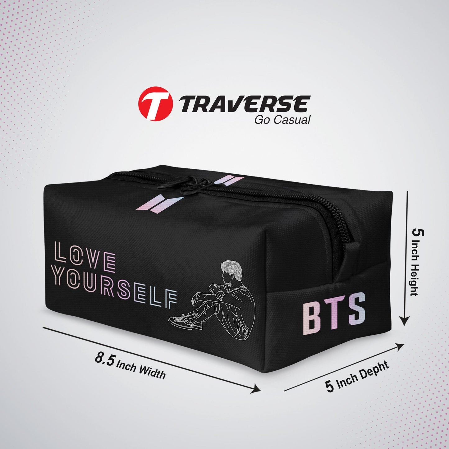 BTS Box Pouch (Digitally printed on Cloth)