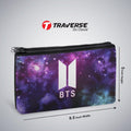 2 Zipper-BTS Pencil Pouch  (Digitally Printed On Both Side) By Traverse