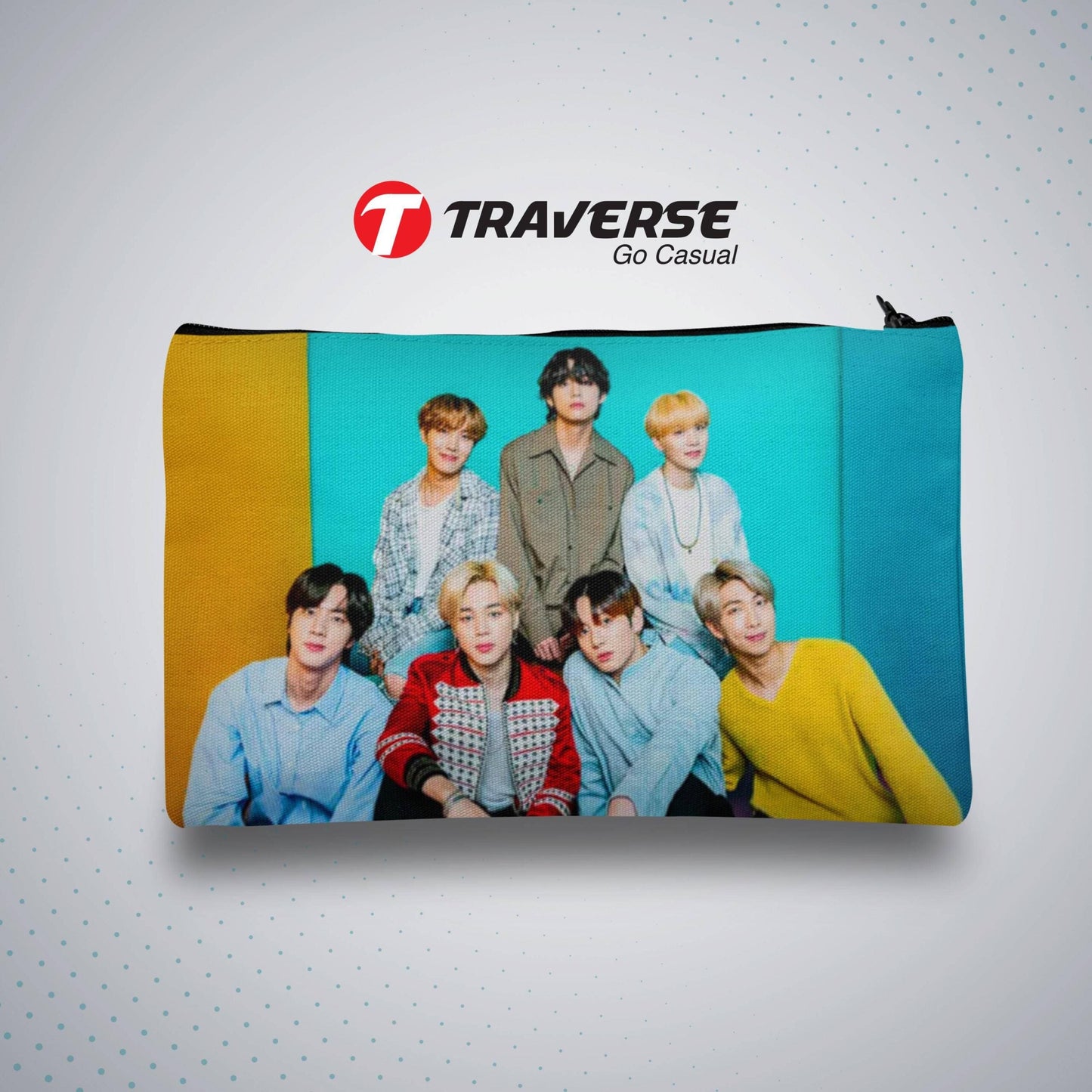BTS Pencil / Pen  Pouch   (Digitally printed on Cloth)