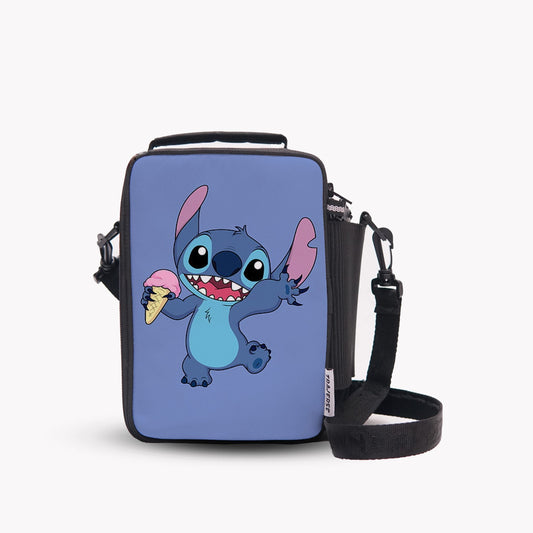 Traverse Lilo & Stitch Lunch Bag with option to carry water bottle- Digitally printed and manufactured by