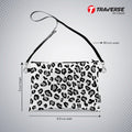 Girl Pouch - Floral Pouch (Digitally printed on Cloth) with shoulder strap