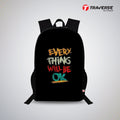 Traverse Best Quote Bags For Boys & Girls. Digitally printed on Fabric with latest technology. Dual Compartment large backpack