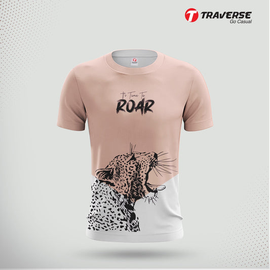 Tiger Printed T-Shirt for Men by Traverse