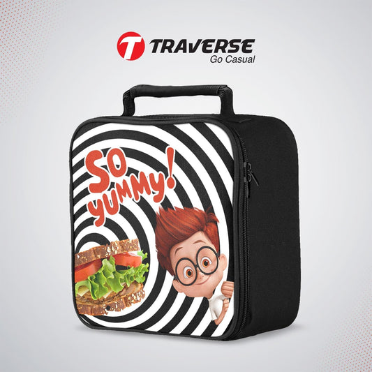 Mr.PEABody Sandwich/Lunch box for kids (Digitally printed on Cloth) by Traverse