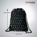 Alien Digitally Printed Drawstring Bag