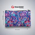 Floral Pencil Pouch For Girls (Digitally printed on Cloth)