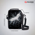 Traverse The Dark Night Lunch Bag with option to carry water bottle- Digitally printed and manufactured by Traverse