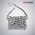 Girl Pouch - Floral Pouch (Digitally printed on Cloth) with shoulder strap