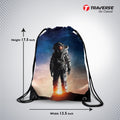 Astronaut Digitally Printed Drawstring Bag
