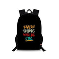 Traverse Best Quote Bags For Boys & Girls. Digitally printed on Fabric with latest technology. Dual Compartment large backpack