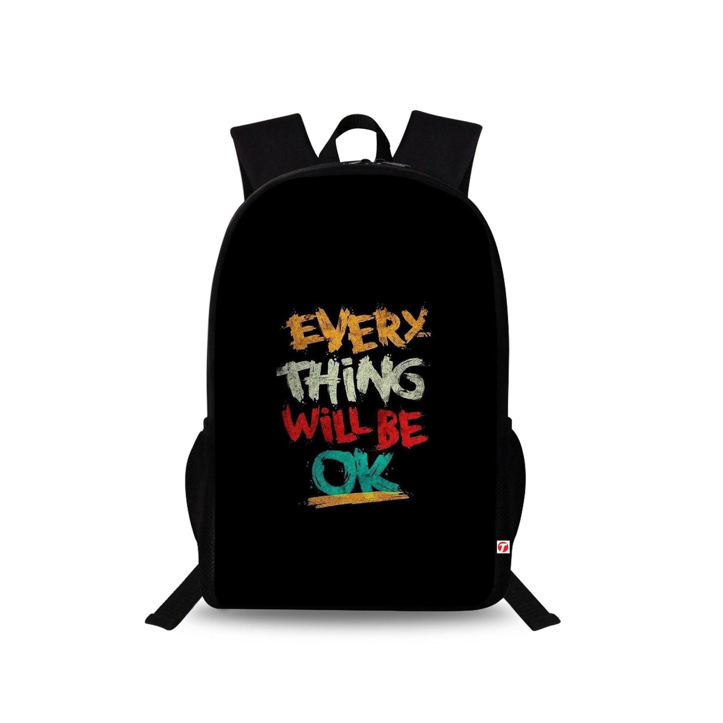 Traverse Best Quote Bags For Boys & Girls. Digitally printed on Fabric with latest technology. Dual Compartment large backpack