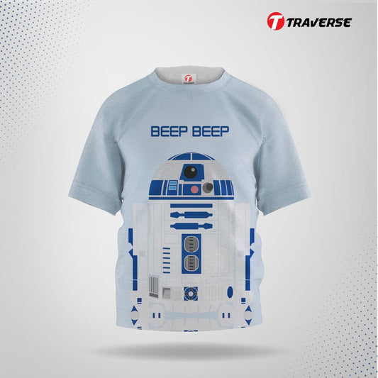 Beep Beep Digitally Printed Fashion T-shirts for Kids by Traverse