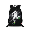 Traverse Ronaldo Bags For Boys & Girls. Digitally printed on Fabric with latest technology. Dual Compartment large backpack