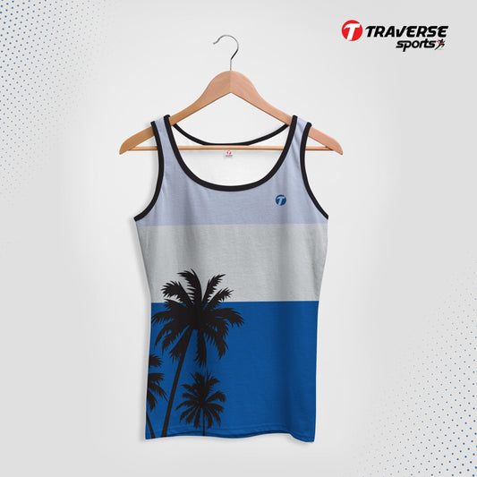 Digitally Printed Fashion Tank Top for Men by Traverse