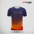 Traverse printed sports T-shirts for men