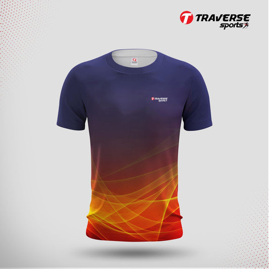 Traverse printed sports T-shirts for men