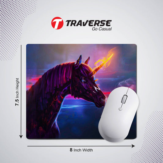 Digitally printed Unicorn Computer mouse pad