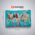 BTS Pencil / Pen  Pouch   (Digitally printed on Cloth)