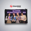 Black Pink Pencil Pouch (Digitally printed on Cloth)