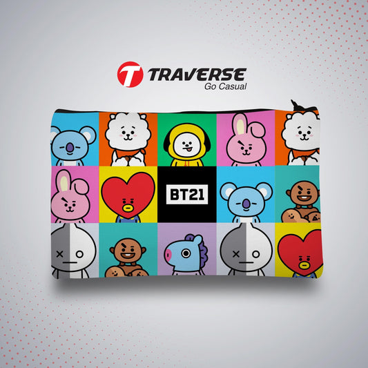 BT-21 Pencil Pouch (Digitally printed on Cloth)