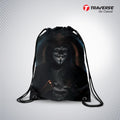 Marshmallow Digitally Printed Drawstring Bag