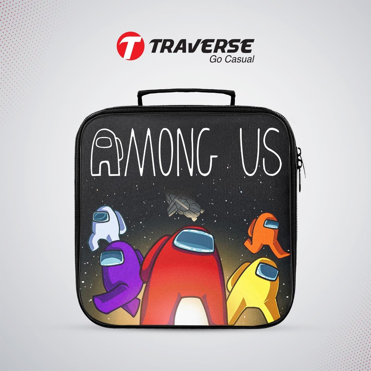 Among Us Sandwich/Lunch box for kids (Digitally printed on Cloth) by Traverse