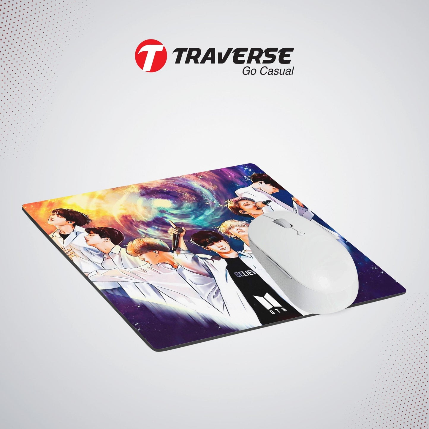 Digitally printed BTS Computer Mouse Pad