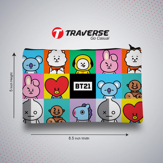 BT-21 Pencil Pouch (Digitally printed on Cloth)