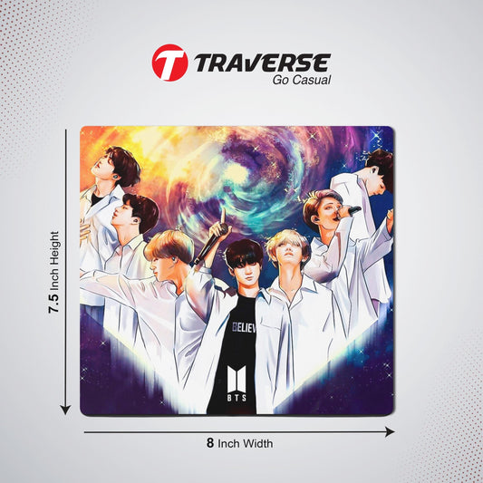 Digitally printed BTS Computer Mouse Pad