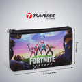2 Zipper- Fortnite Pencil Pouch  (Digitally Printed On Both Side) By Traverse