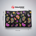 Floral Pencil Pouch For Girls (Digitally printed on Cloth)