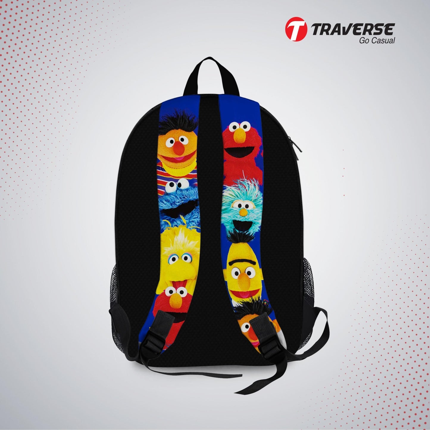 Kids Bag- Elmo , Backpack for Kindergarten (KG), Pre-school classes. Allover printed