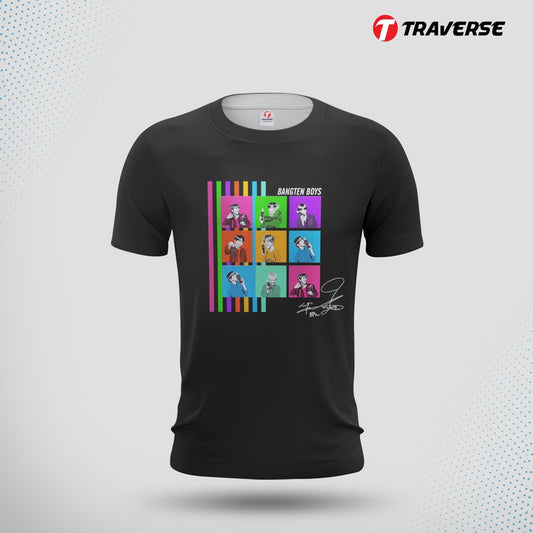 BTS Digitally Printed Fashion T-Shirt for Men by Traverse