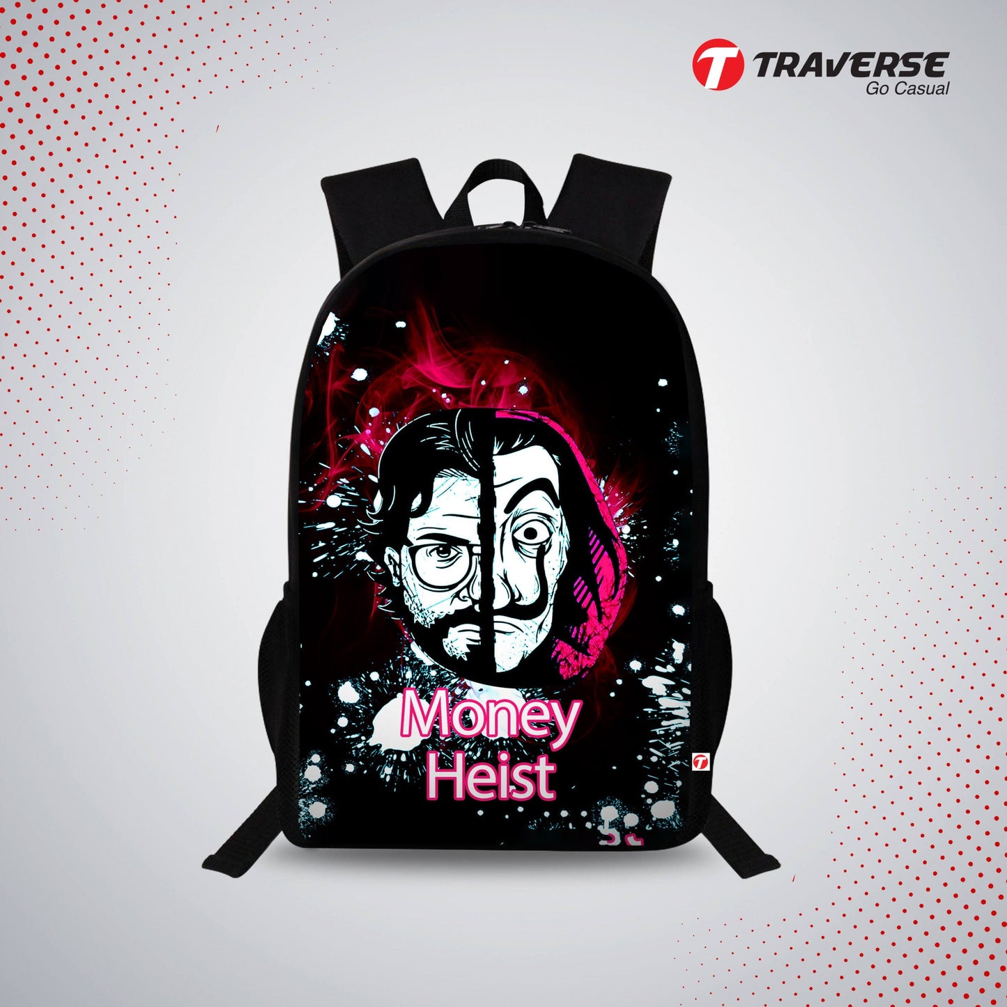 Money Heist School, College & Travelling Bag (Boys & girls)