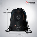 Marshmallow Digitally Printed Drawstring Bag