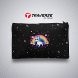 Unicorn Pencil Pouch Digitally Printed on Fabric by Traverse