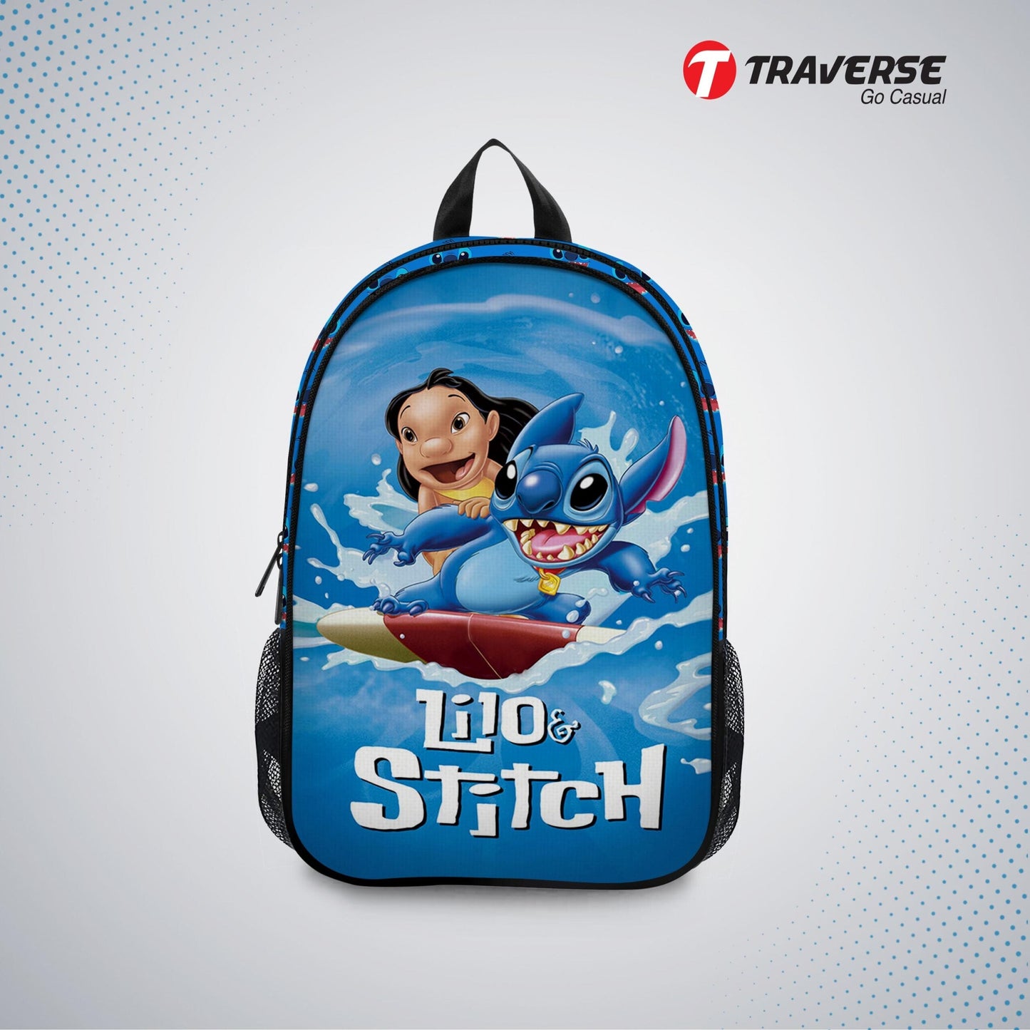 Kids Bag- Lilo & Stitch , Backpack for Kindergarten (KG), Pre-school classes. Allover printed