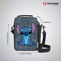 Traverse Stitch Cartoon Lunch Bag with option to carry water bottle- Digitally printed and manufactured by Traverse