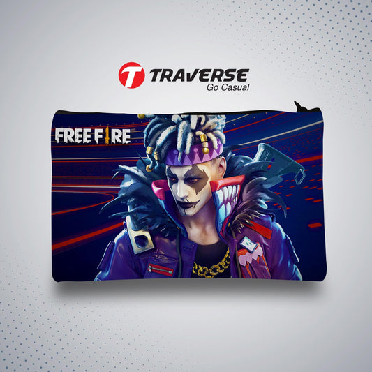 Free Fire Pencil Pouch (Digitally printed on Cloth)