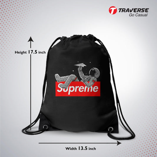 Digitally Printed Drawstring Bag