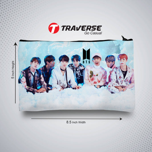 BTS Pencil Pouch - KPOP pencil case (Digitally Printed on Fabric)