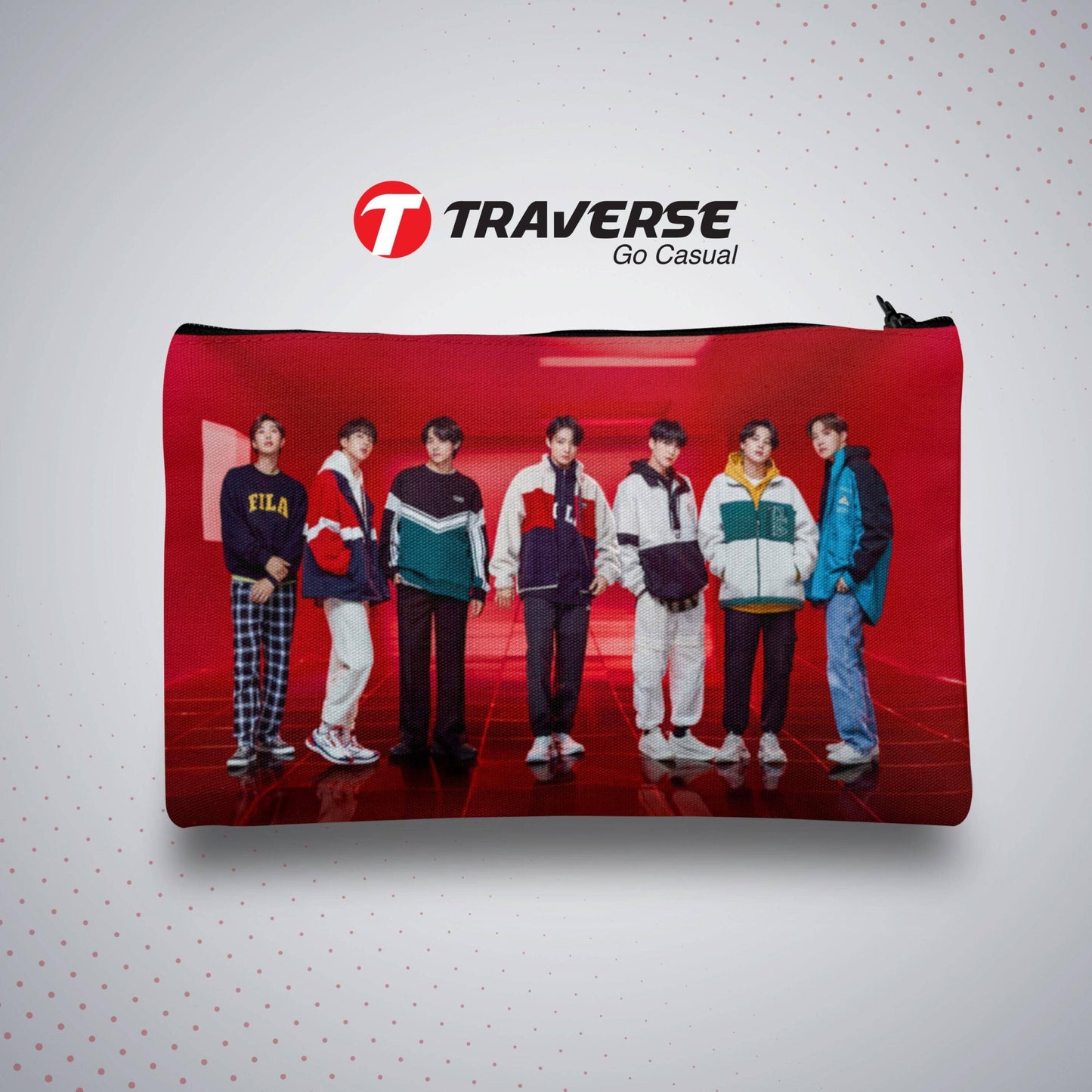BTS Pencil / Pen  Pouch   (Digitally printed on Cloth)