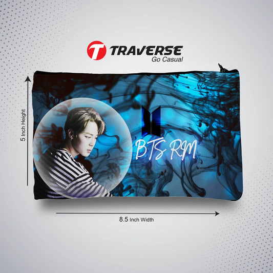 BTS Pencil Pouch - Best Quality KPOP Pencil case (Digitally Printed on Fabric by Traverse)